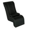 RM-CA16 Truck Console with Cupholders and with Storage Black Vinyl White Thread - image 3