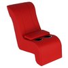 RM-CA21 Truck Console with Cupholders and with Storage Red Vinyl Black Thread - image 2