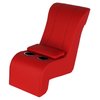 RM-CA21 Truck Console with Cupholders and with Storage Red Vinyl Black Thread - image 3