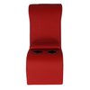 RM-CA22 Truck Console with Cupholders and with Storage Red Vinyl Red Thread - image 1