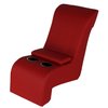 RM-CA22 Truck Console with Cupholders and with Storage Red Vinyl Red Thread - image 2