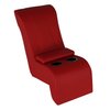 RM-CA22 Truck Console with Cupholders and with Storage Red Vinyl Red Thread - image 3