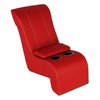 RM-CA26 Truck Console with Cupholders and with Storage Red Vinyl White Thread - image 2