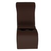 RM-CA33 Truck Console with Cupholders and with Storage Brown Vinyl Brown Thread - image 1
