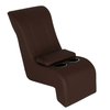 RM-CA33 Truck Console with Cupholders and with Storage Brown Vinyl Brown Thread - image 2