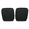 RM-UA12X1 Low Back Bucket Sport Mod I Seat Set Black Vinyl Wide Red Insert Black Thread - image 4