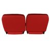 RM-UA22X6 Low Back Bucket Sport Mod I Seat Set Red Vinyl Wide Red Insert White Thread - image 4