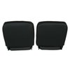RM-UB11X1 Low Back Bucket Sport Mod II Seat Set Black Vinyl Narrow Black Insert Black Thread - image 4