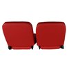 RM-UB2122 Low Back Bucket Sport Mod II Seat Set Red Vinyl Narrow Black/Red Insert Red Thread - image 4