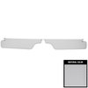 SV15110CC Star Sun Visors for 1965 Pontiac Bonneville/Catalina Hardtop Silver - image 1