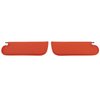 SV6102BC Perforated Sun Visors for 1971-1972 Chevelle,/GTO/Cutlass/Skylark/Nova Bright Red - image 1