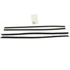 WW166 Window Felts for 1973-1974 Plymouth Dodge W/Plastic