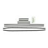 WX116 Outer Window Felts for 1970 Barracuda Hardtop/Convertible - image 1