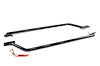 1051-B 2005-2014 Ford Mustang Subframe Connectors- Weld In; Black - image 1