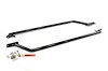 1052-B S197 subframe connectors; Black