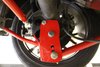 1060-B Bolt-in control arm relocation brackets; Black - image 4