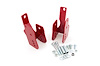 1060-R Bolt-in control arm relocation brackets; Red - image 1