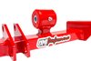 2200AS-R 1993-2002 GM F-Body Tunnel Brace Mount Stock Exhaust No Loop; Red - image 3