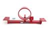 2201AS-R GM F-Body Tunnel Brace Mount Stock Exhaust & Kook's LT w/ Loop; Red - image 1