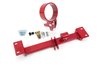 2201AS-R GM F-Body Tunnel Brace Mount Stock Exhaust & Kook's LT w/ Loop; Red - image 3