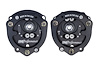 2255-1 Chevrolet Camaro Caster/Camber Adjustable Strut Mount Plate, Viking; Black