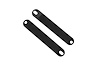 2401V-B 1982-1992 Upper Coilover Brace for UMI K-member; Black - image 1