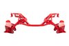 2407-R 1982-1992 GM F-Body Tubular K-member, Factory Springs, Road Race; Red - image 3