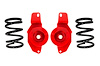 2411-3-R 1982-1992 GM F-Body Upper Spring Mount Weight Jacks 1050 lb/in; Red - image 1