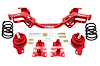 2414-3-R 1982-1992 GM F-Body Tubular LS K-Member, Weight Jacks, 1050lb; Red - image 1