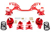 2415-3-R 1982-1992 GM F-Body Tubular K-Member for LSX Engines; Red