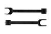 2540-B Camaro Rear Lower Trailing Links, Non-Adjustable, Poly Bushings, Black; Black - image 2
