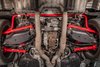 2540-R Camaro Rear Lower Trailing Links, Non-Adjustable, Poly Bushings, Red; Red - image 4