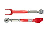 2541-R Camaro Rear Lower Trailing Links, Adjustable, Roto-Joints, Red; Red - image 1