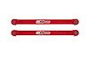 2543-R Camaro Rear Toe Rods, Non-Adjustable, Poly Bushings, Red; Red - image 1