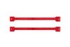 2543-R Camaro Rear Toe Rods, Non-Adjustable, Poly Bushings, Red; Red - image 2