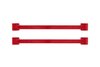 2543-R Camaro Rear Toe Rods, Non-Adjustable, Poly Bushings, Red; Red - image 3