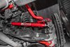 2545-R Camaro Rear Toe Rods, Adjustable, Rod Ends, Red; Red - image 4