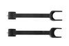2550-B Camaro Rear Upper Trailing Links, Non-Adjustable, Poly Bushings, Black; Black - image 2
