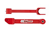2550-R Camaro Rear Upper Trailing Links, Non-Adjustable, Poly Bushings, Red; Red - image 1