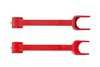 2550-R Camaro Rear Upper Trailing Links, Non-Adjustable, Poly Bushings, Red; Red - image 2