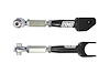 2552-B Camaro Rear Upper Trailing Links, Adjustable, Rod Ends, Black; Black
