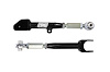 2555-B Camaro Rear Upper Control Arms, Adjustable, Rod Ends, Black; Black - image 1