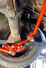 2635-R 1970-1981 GM F-Body Adjustable Sway Bar, rod end, rear; Red - image 4