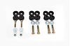 2664 1970-1981 GM F-Body Aluminum Body Mount Kit; Black - image 1