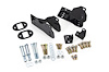 3048 GM G-Body Rear Coilover Bracket Kit, Control Arm Relocation, Bolt In; Black - image 1