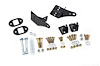 3049 1978-1988 GM G-Body Rear Coilover Bracket Kit, Bolt-In, Brackets Only; Black - image 1