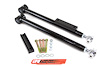 3614-B Adjustable Extended Length Rear Lower Control Arms with Rod Ends for 1978-1996 GM B-Body [Black] - image 1