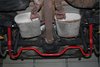 3614-R Extended Length Lower Control Arms Rod Ends 78-96 GM B-Body; Red - image 3