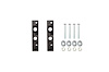 3636 1978-1996 GM B-Body Rear Sway Bar Bracket Kit; Black - image 1