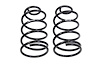 4053R 1964-1966 GM A-Body 2" Lowering Spring Set, Rear; Black - image 1